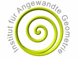 Logo AG, sich drehende logarithmische Spirale