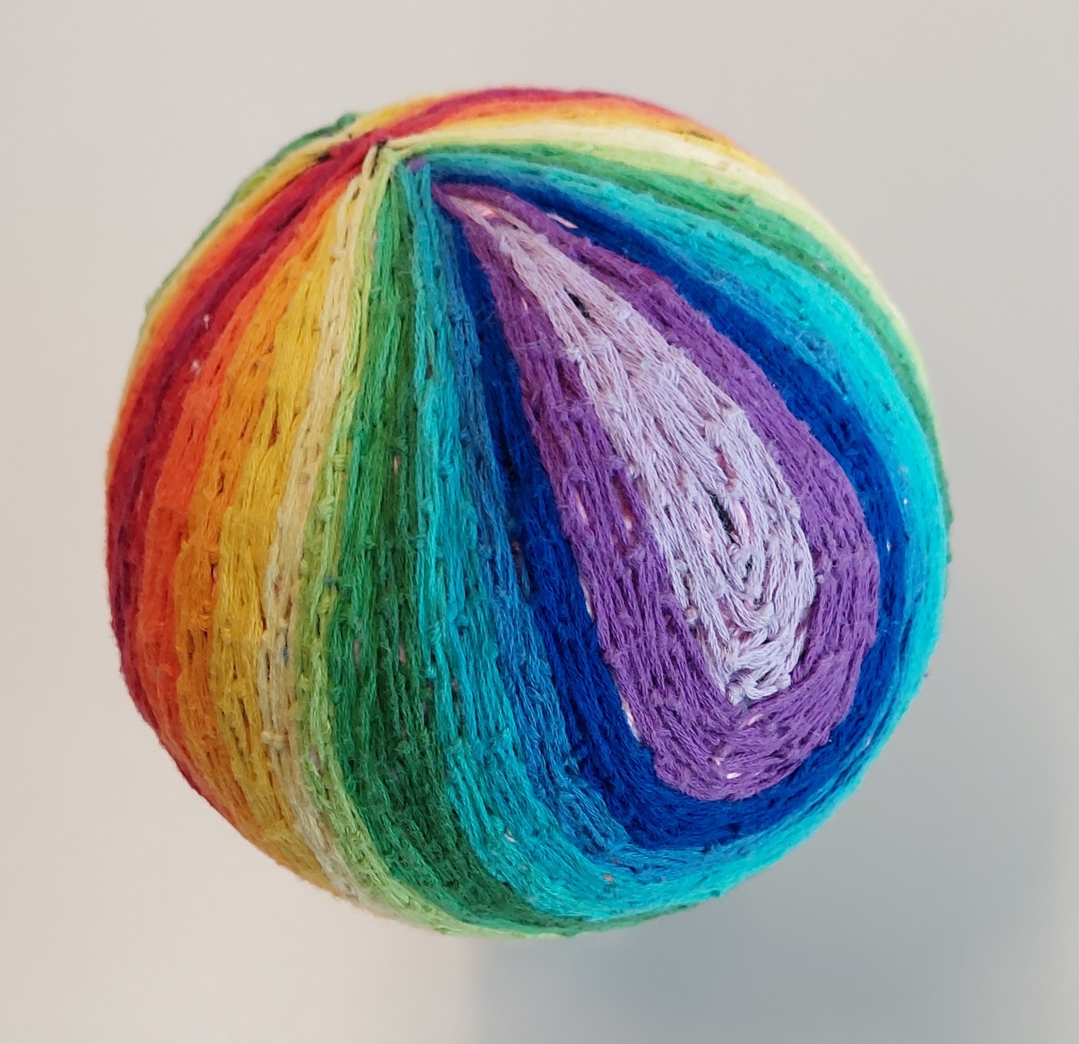 Hairy Ball Theorem made in Temari Technic